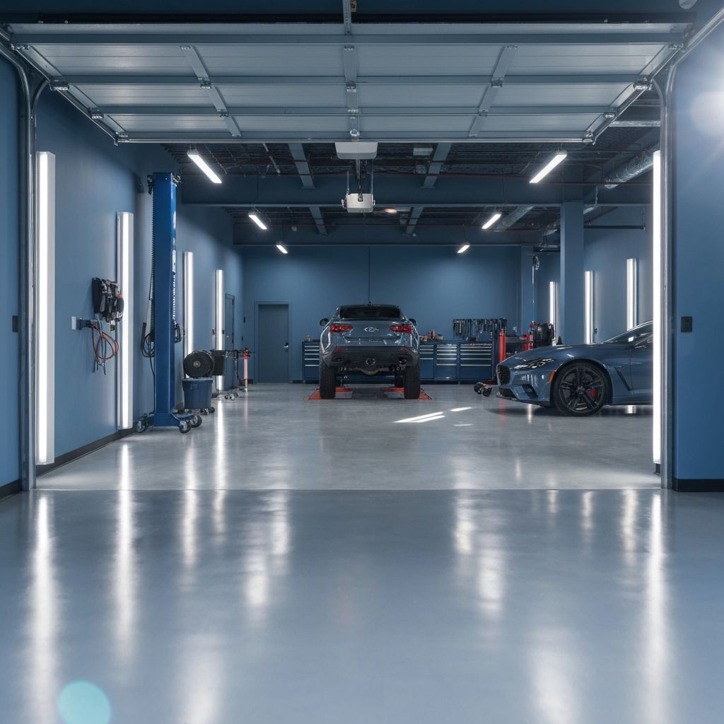 Premium garage floor